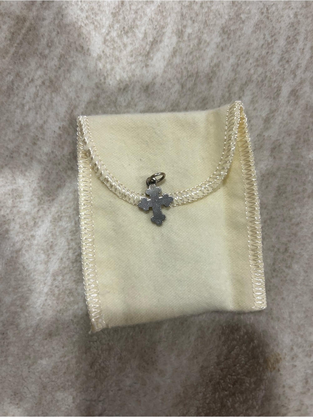 James Avery Sterling Cross Charm